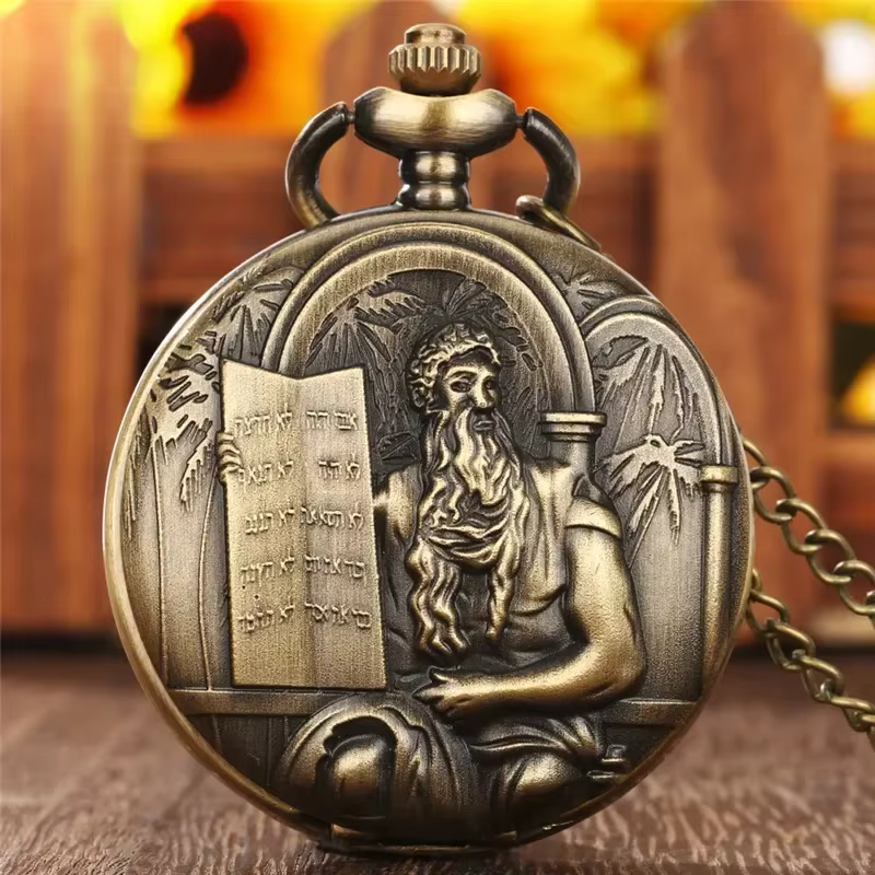 Montre de poche de jésus de Style Antique