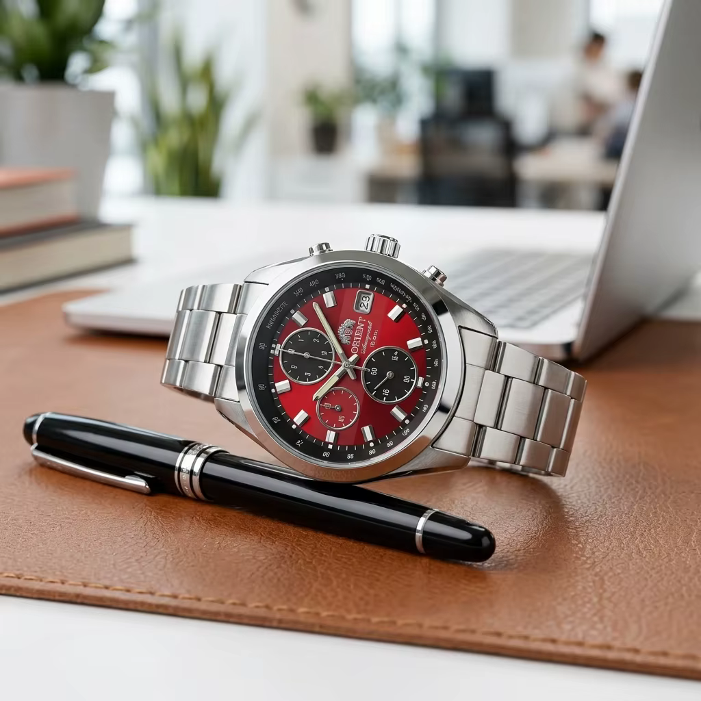 Montre chronographe à quartz pour homme Japan Orient