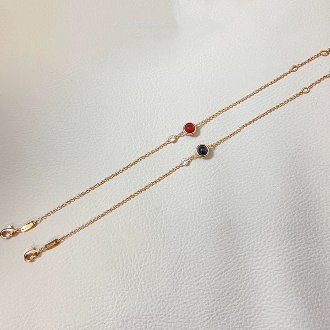 Bracelet pour femme en or rose 18 carats plaqué or, avec nacre naturelle, fonctionnel