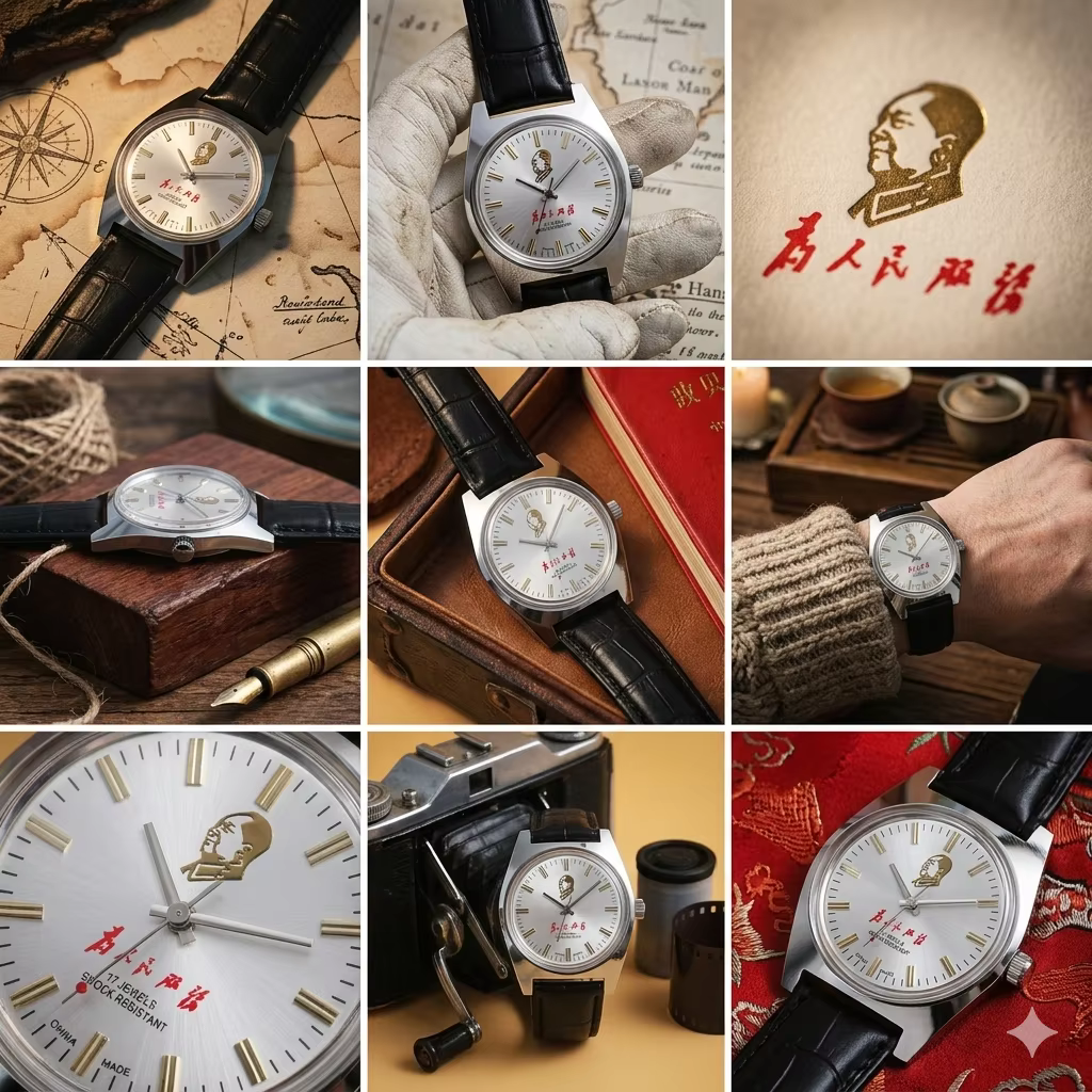 Montre mécanique à remontage manuel 7120 pour homme