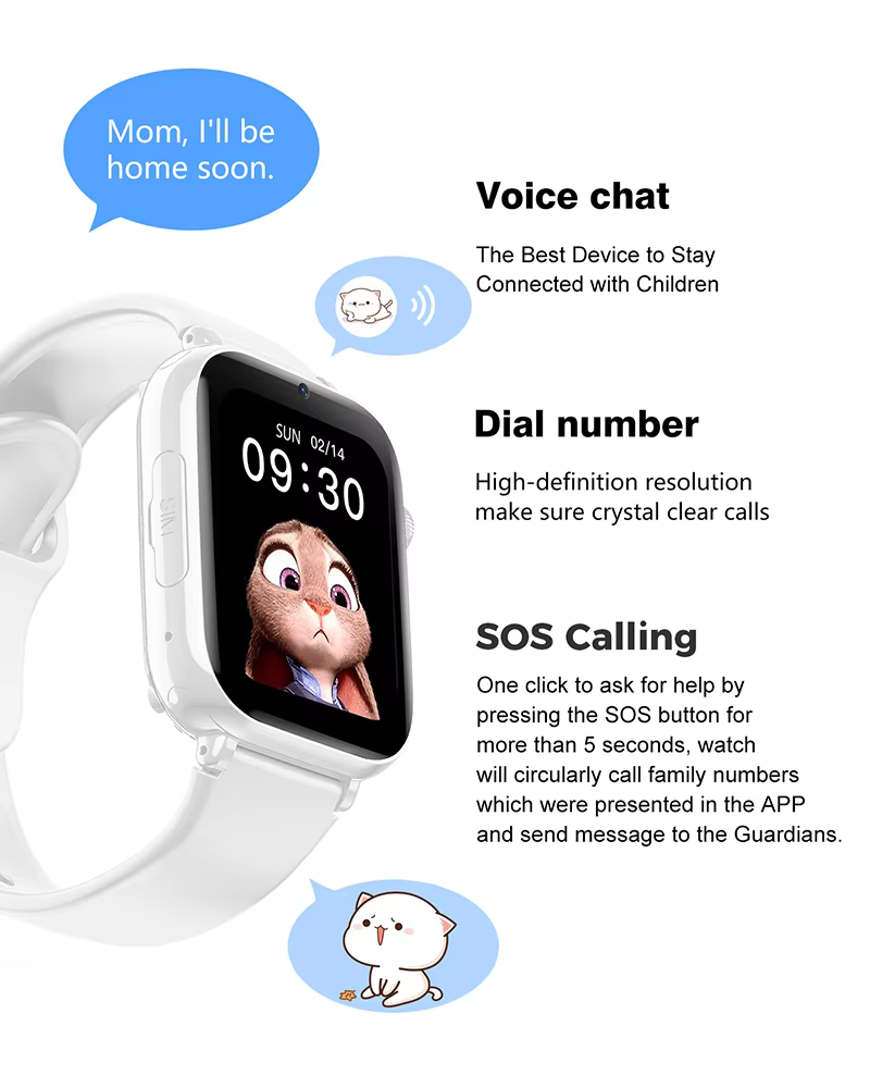 Nouvelle montre connectée 4G pour enfants