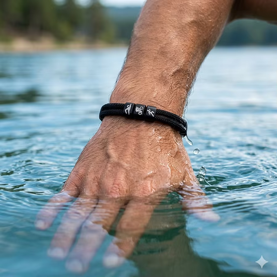 Bracelet en corde de sport pour homme Noter Creative