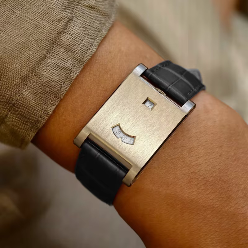 Montre carrée à quartz avec mouvement japonais
