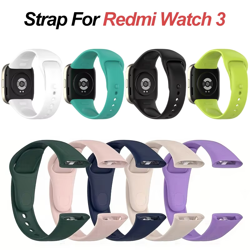 Bracelet en Silicone pour Bracelet de montre de remplacement Redmi Watch 3