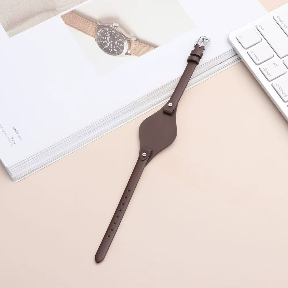Bracelet de montre en cuir véritable pour fossile