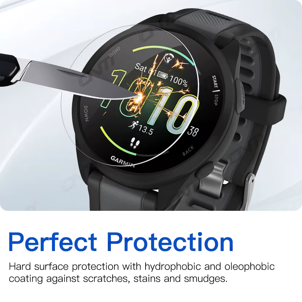 Protecteur d'écran HD clair pour montre intelligente Garmin Forerunner 165