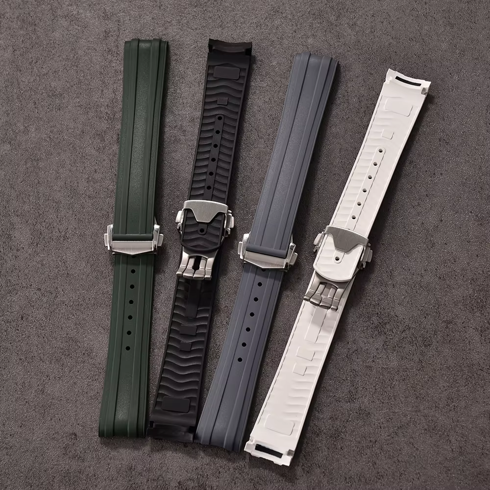 Bracelets de montre incurvés de remplacement de qualité supérieure pour Ocean Omega Seamaster 300