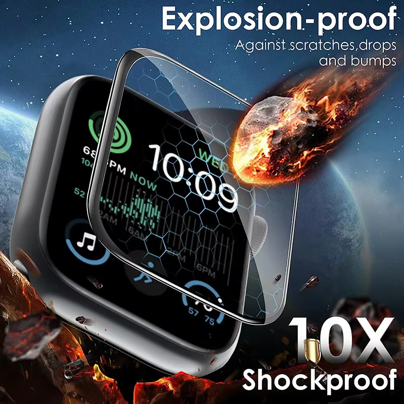 Protecteur d'écran entièrement incurvé pour Apple Watch Ultra 3 49MM