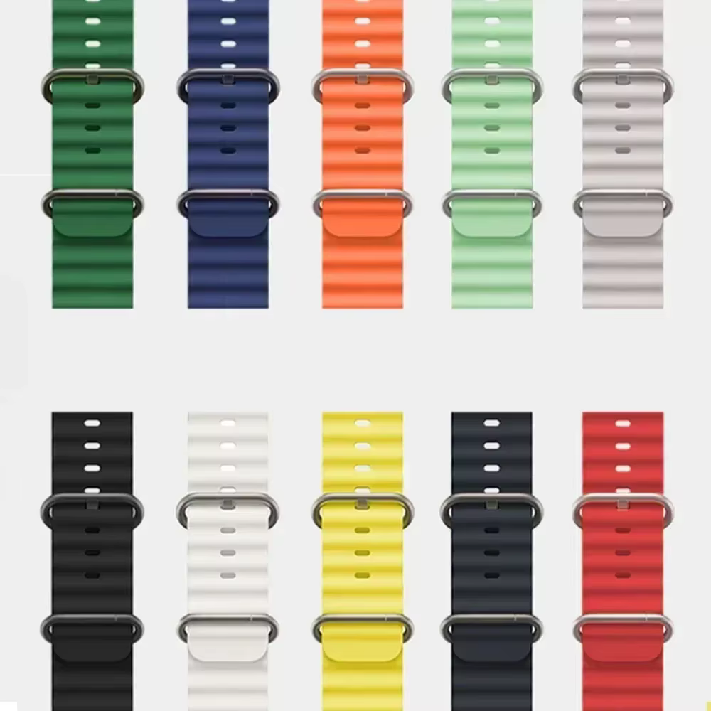Bracelet pour Apple watch ultra 2 3 bandes 49mm 46mm 44mm 45mm 41mm 40mm