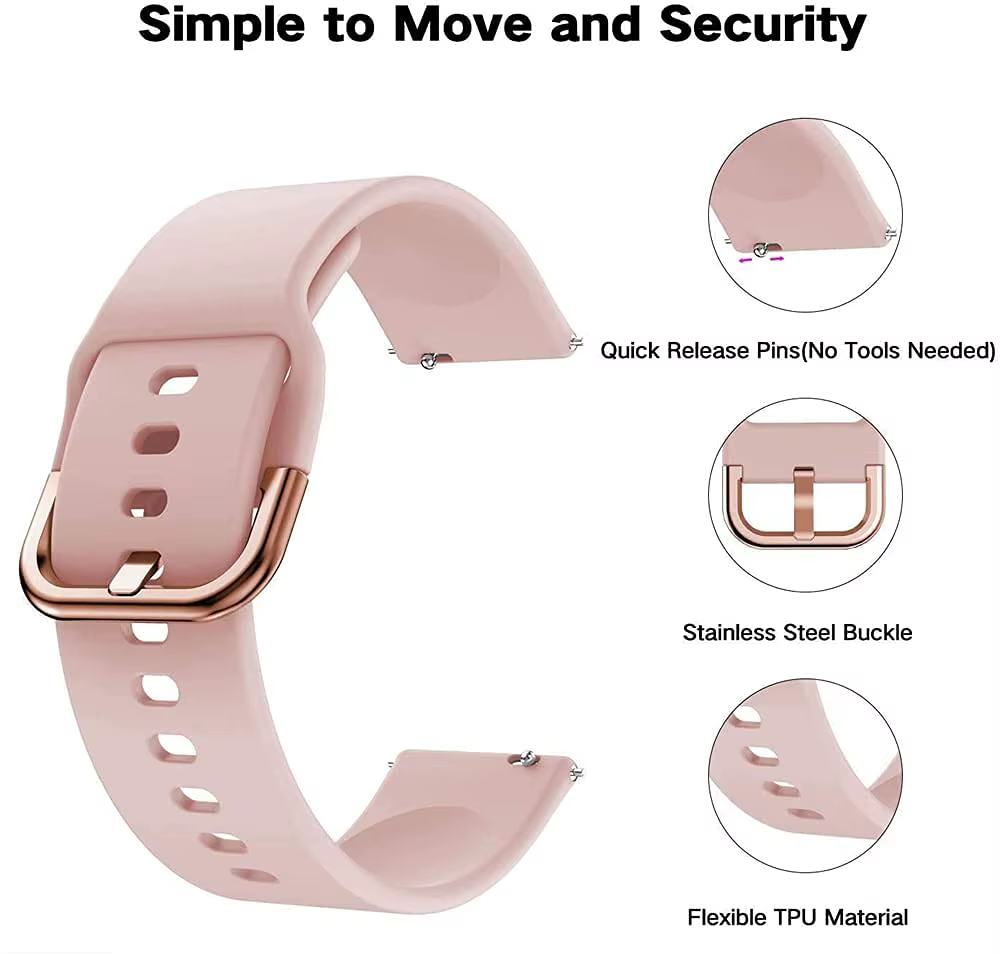 Bracelet Smartwatch en Silicone pour Amazfit