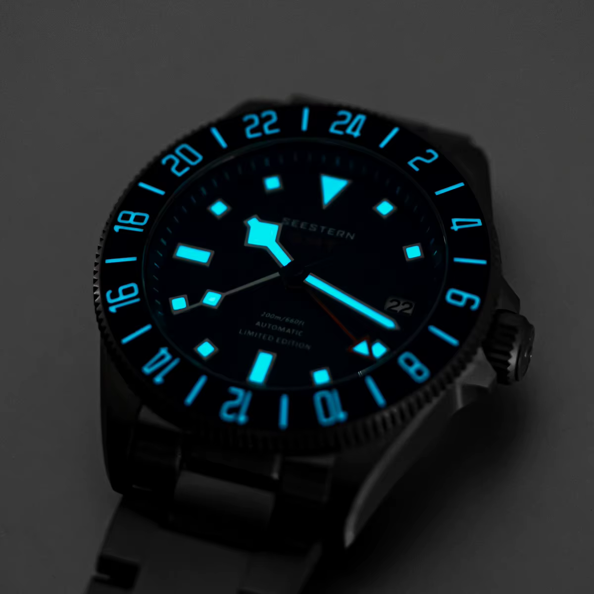 Montre de plongée GMT pour hommes