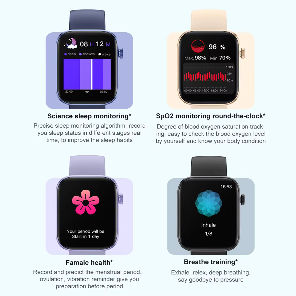 Montre connectée P71 pour les hommes et les femmes