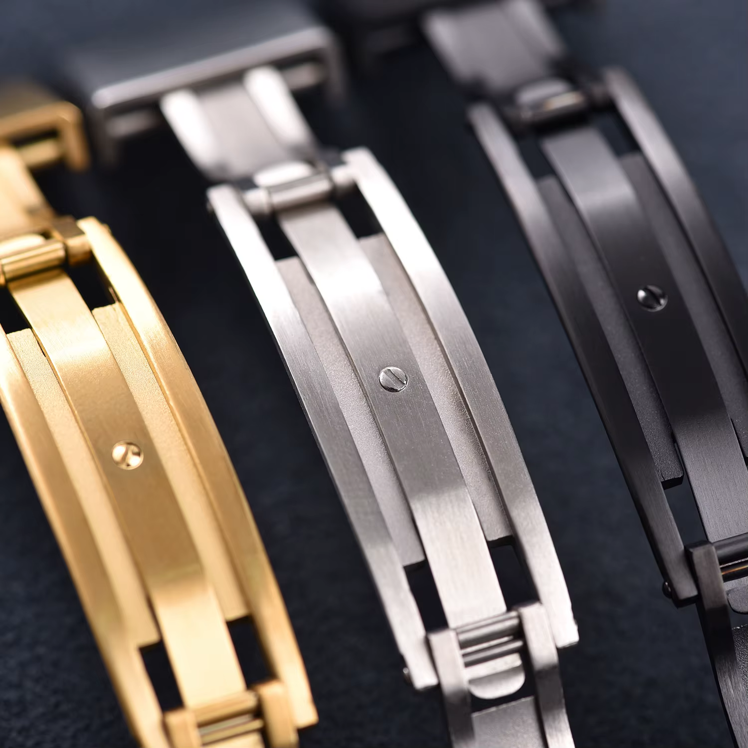Boucle déployante universelle réglable en acier inoxydable 316L pour bracelet de montre