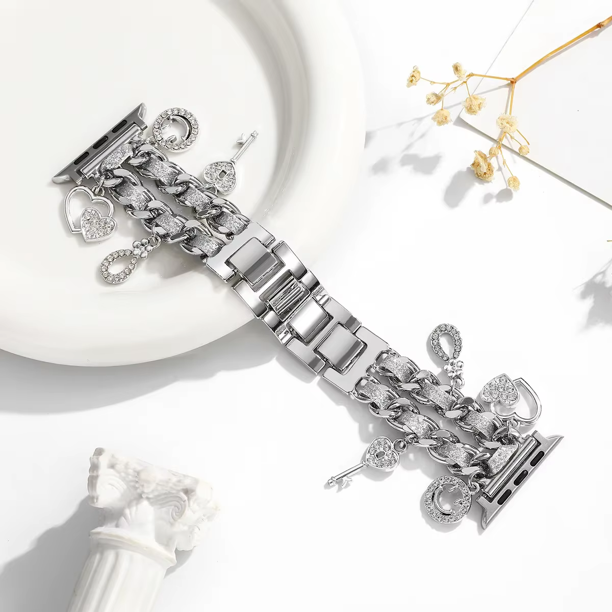 Excellent bracelet en métal pour Apple Watch