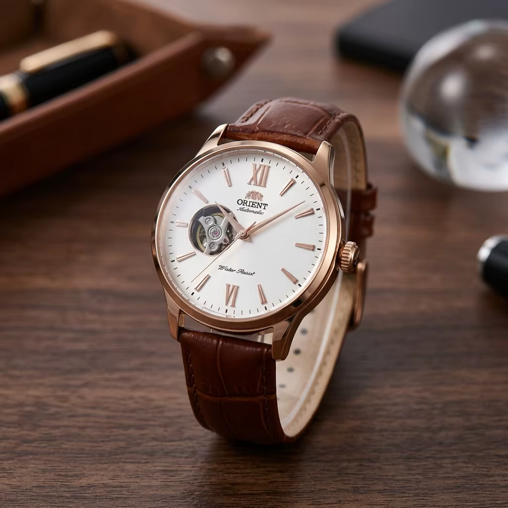 Montre automatique Orient Open Heart pour homme