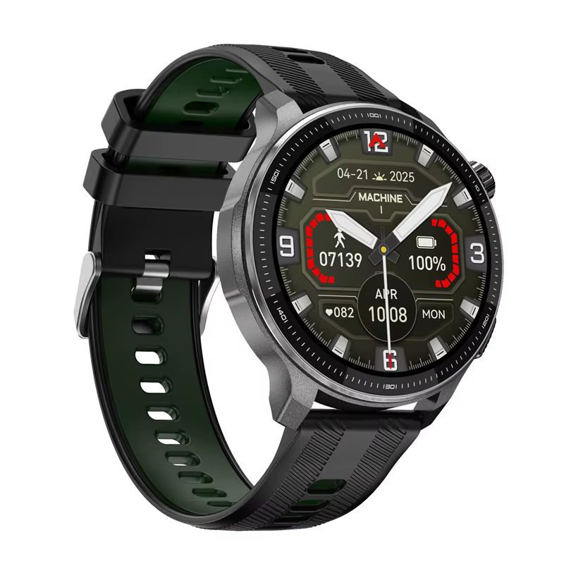 Hommes montre intelligente GPS positionnement cartes téléchables boussole Bluetooth appel Sports de plein air