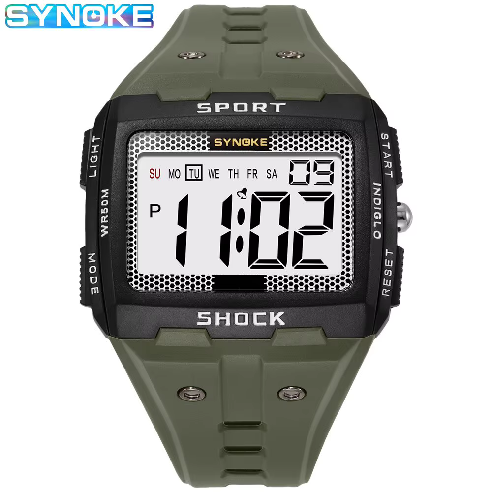 Montre électronique de sport pour homme
