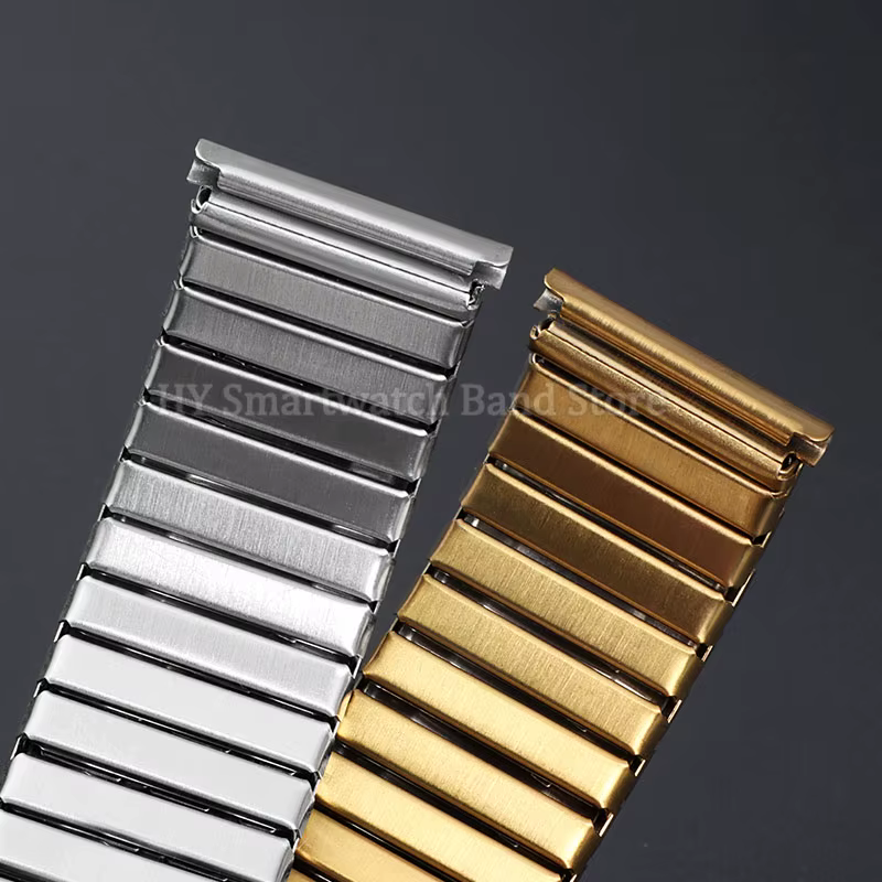 12mm 14mm 16mm 18mm 20mm Bracelet de montre élastique en acier inoxydable