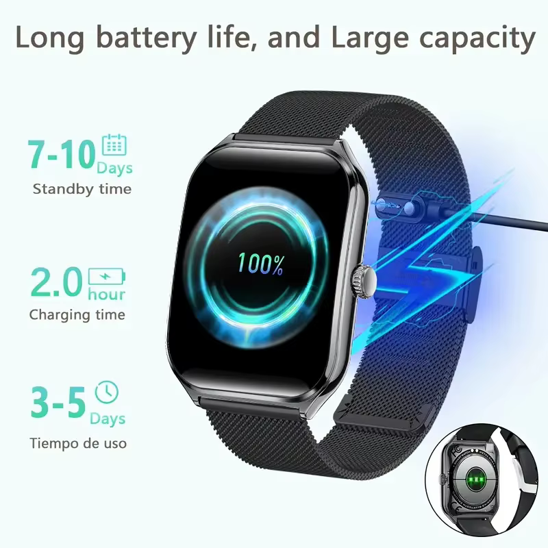 Nouvelle montre connectée ultra-fine 2026 pour hommes