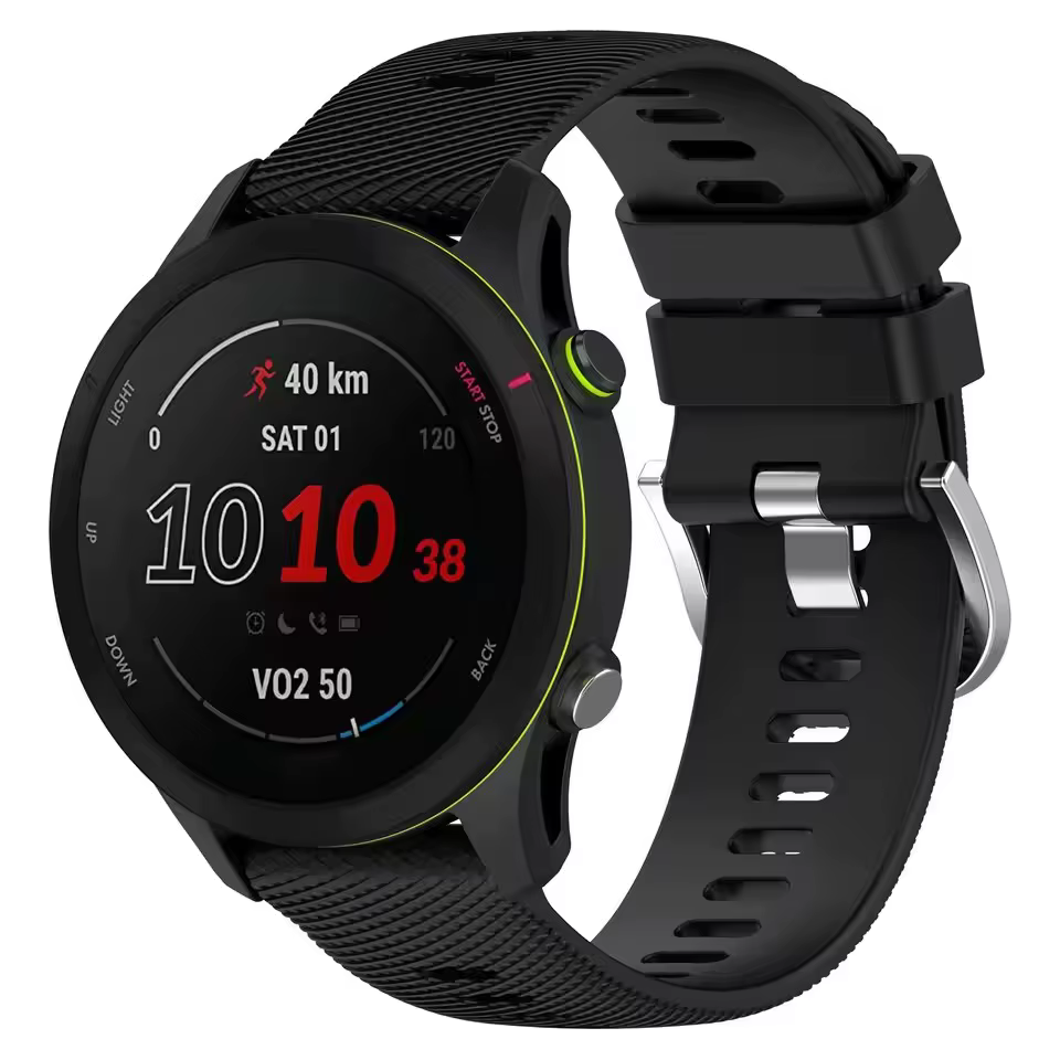 Bracelet en silicone pour Garmin Forerunner 255S 265S