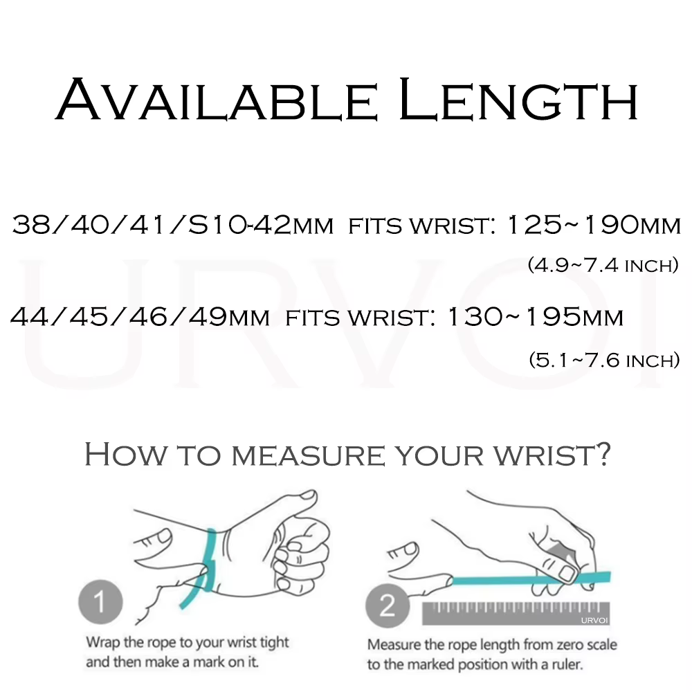 URVOI Faubourg Party Single Tour Band pour Apple Watch Series 11 10 9 SE3 Bleu Nuit bracelet en tricot jacquard durable 46mm