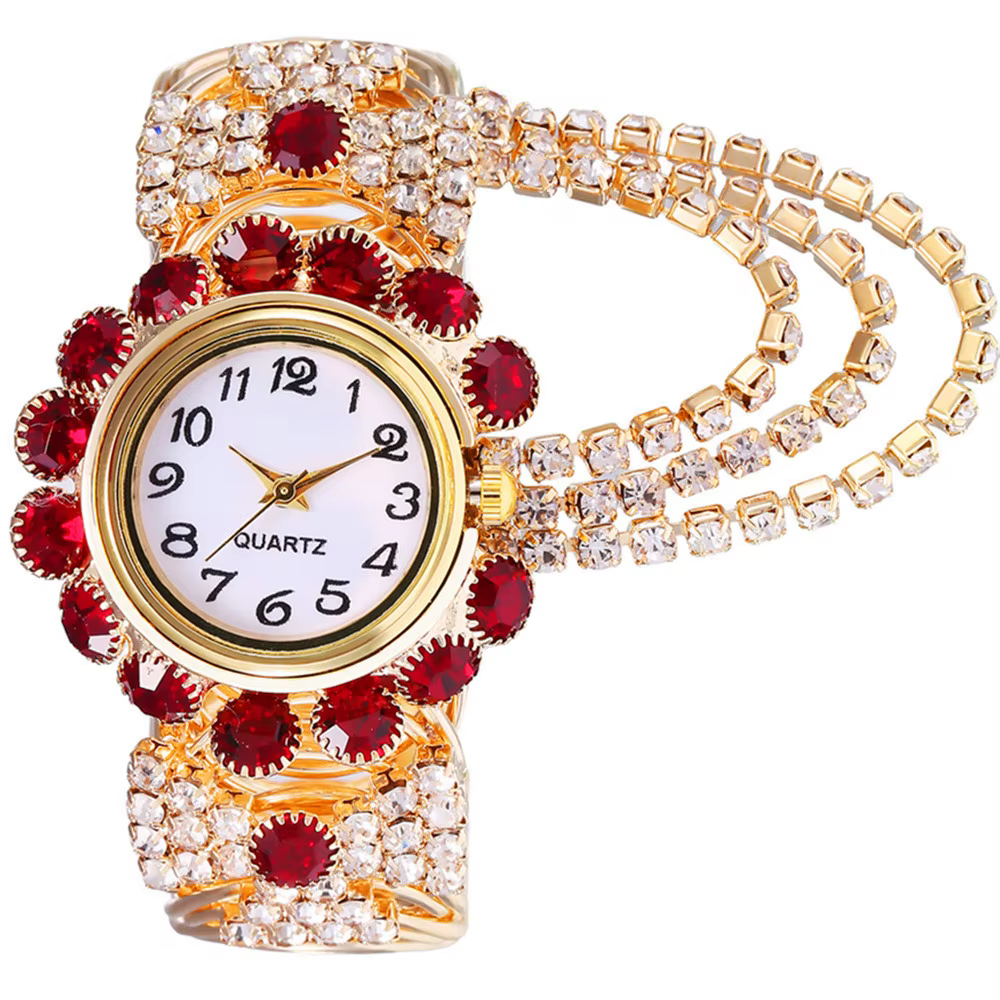 SaSaus-Montre-bracelet en acier inoxydable pour femme