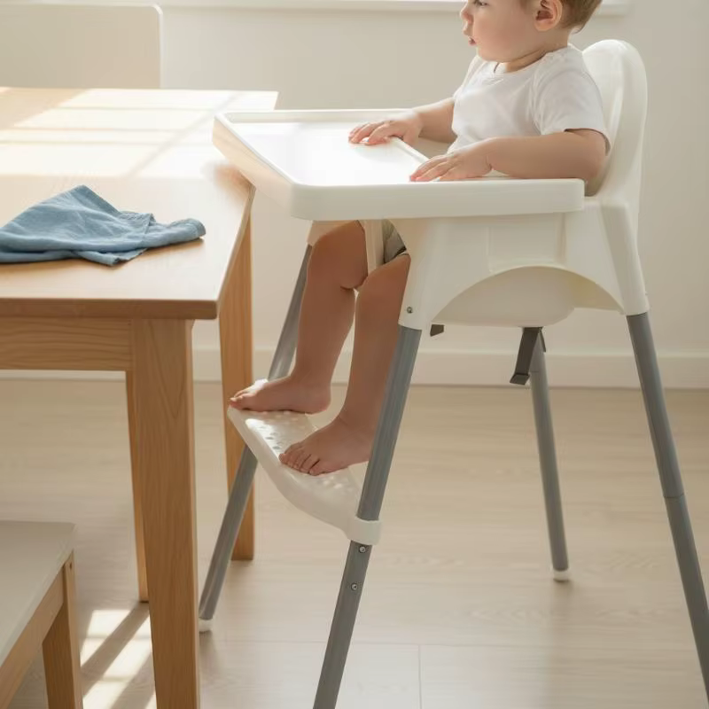 Repose-pieds pour chaise haute bébé, hauteur réglable, antidérapant, installation facile, accessoire pour manger et nourrir à la maison