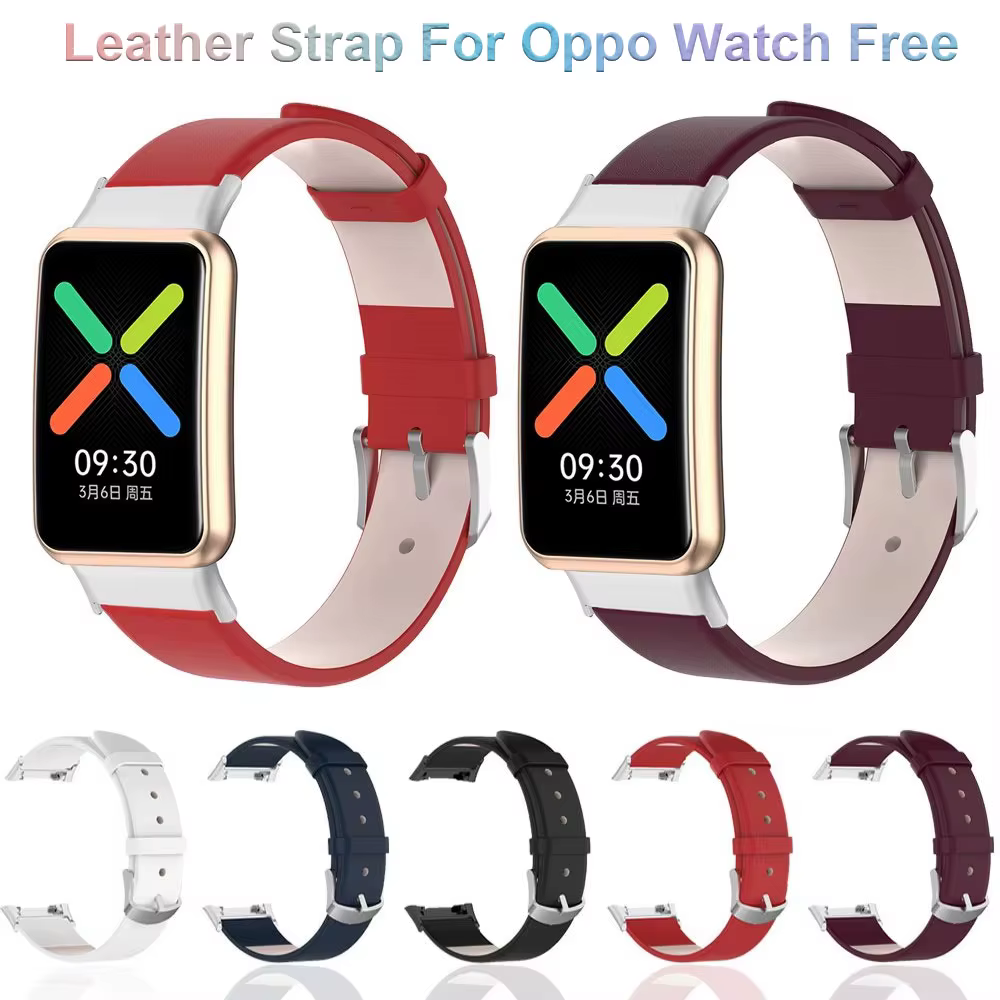 Bracelet en cuir pour montre Oppo