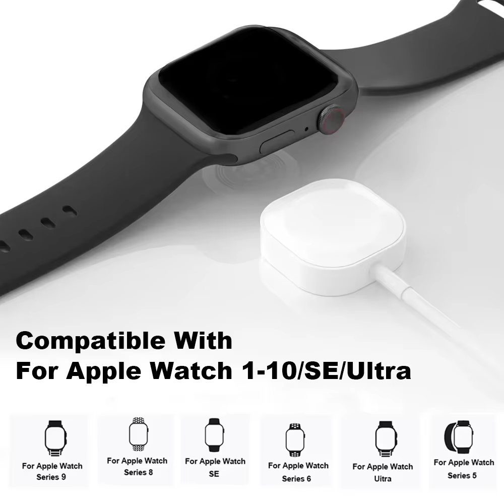 Câble de charge rapide USB A sans fil magnétique de type C pour Apple Watch Series 10 9 8 7 6 5 4 3 2 1 Ultra Edition iWatch