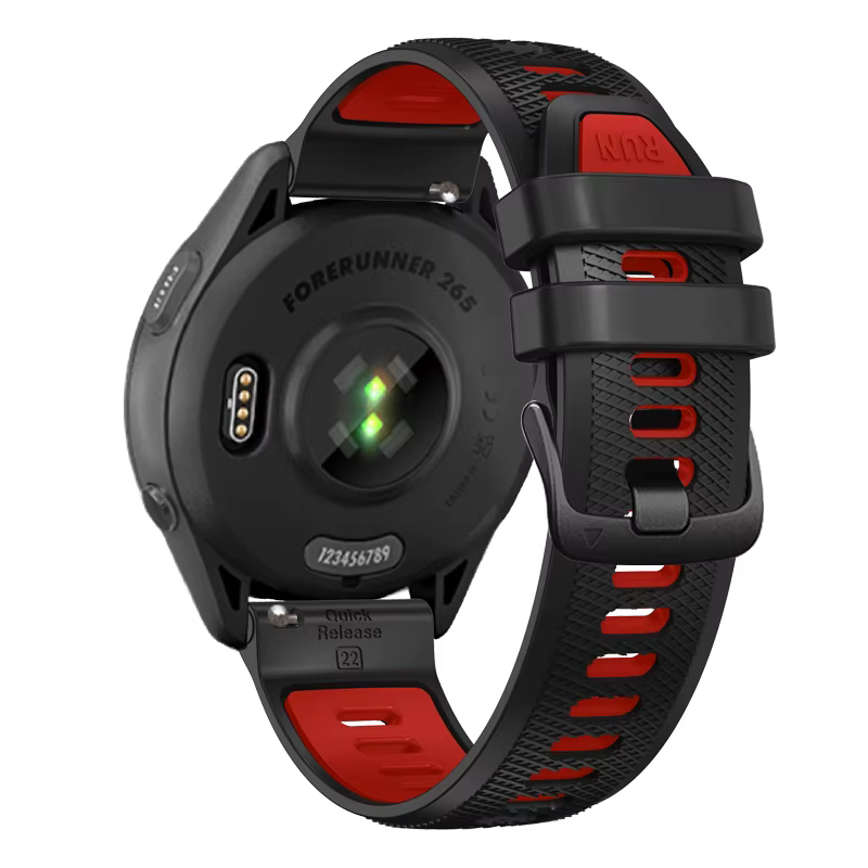 Bracelet officiel de 22mm pour Garmin Forerunner 265 745 255