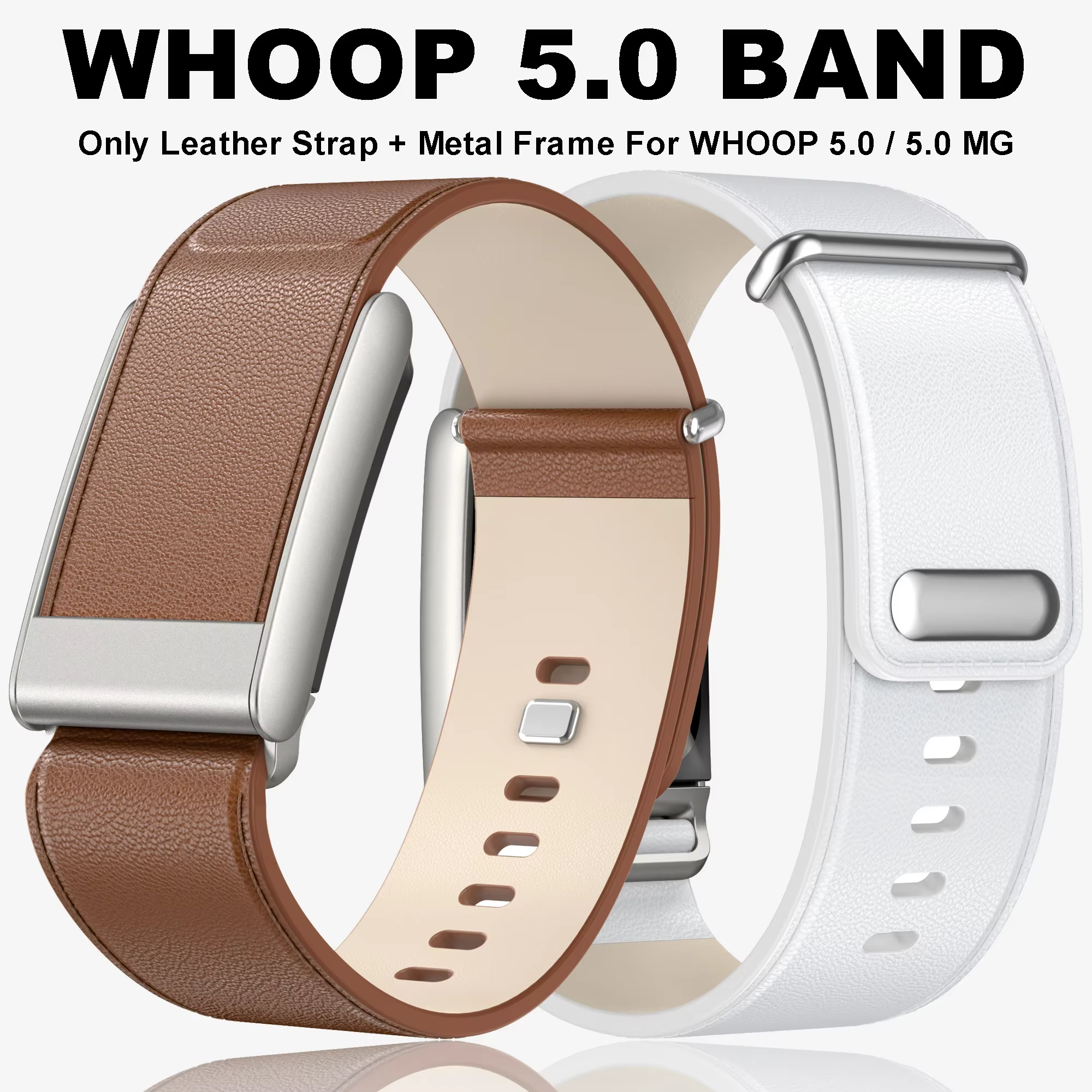 Bracelet en cuir pour Whoop 5.0