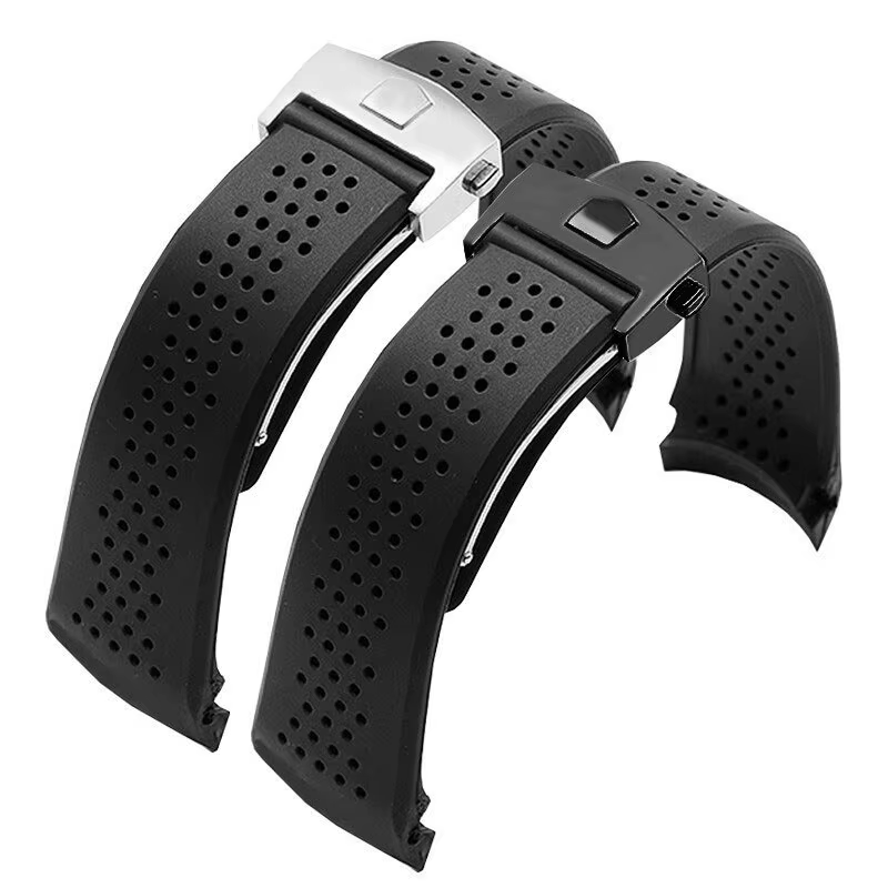 Bracelet de montre en silicone souple pour homme