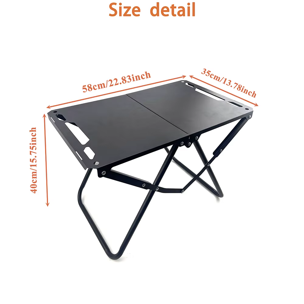 Table de pique-nique Portable, Tables de plage, Table de camping pour sable, bord pliable avec creux, articles suspendus, plus pratiques