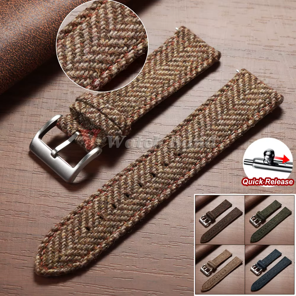 Bracelet tissé à dégagement rapide pour Omega pour Seiko