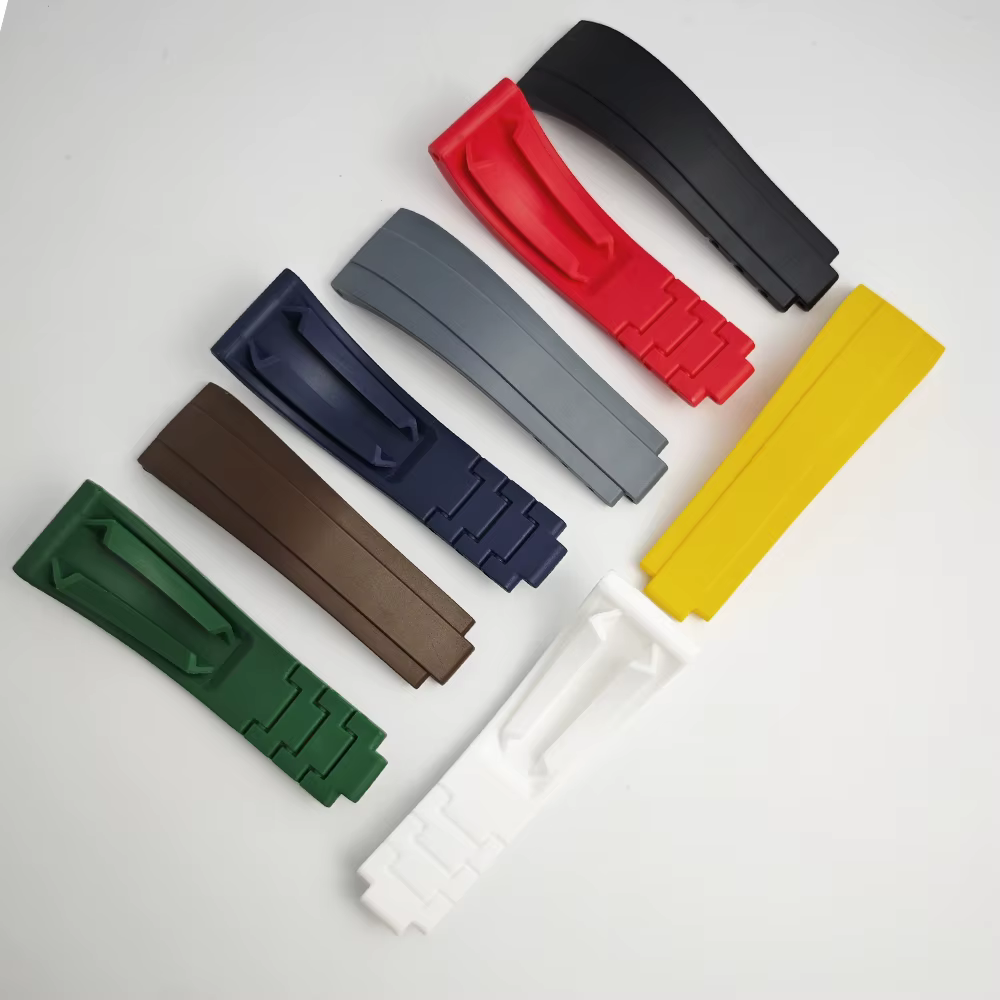 Bracelet de montre en caoutchouc naturel de qualité