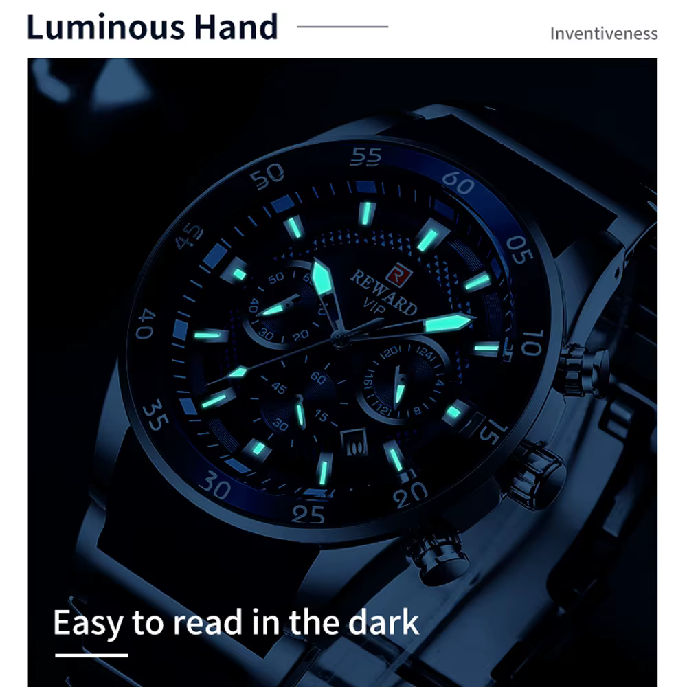 Récompense grand cadran hommes montres haut de gamme marque Sport montre étanche