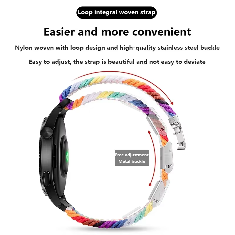 Bracelet élastique tressé 20 22mm