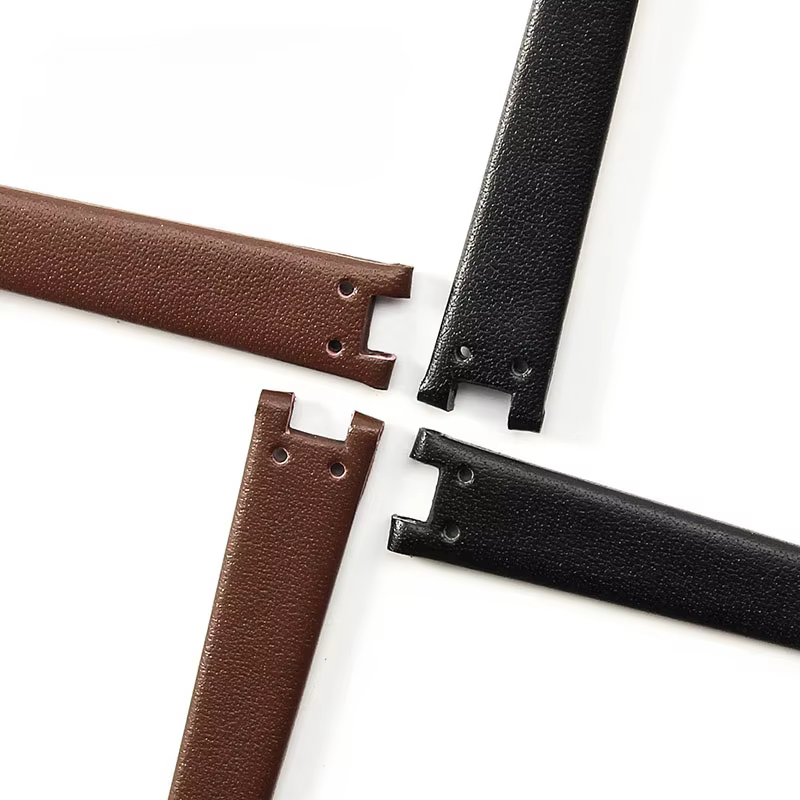 Bracelet de montre en cuir véritable pour femmes
