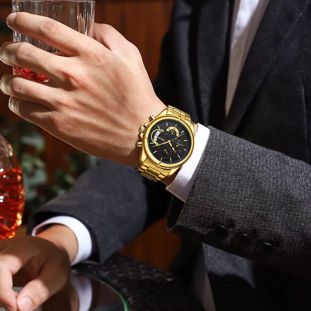 NIBOSI montres pour hommes liquidation vente directe d'usine à perte affaire étanche mode luxe