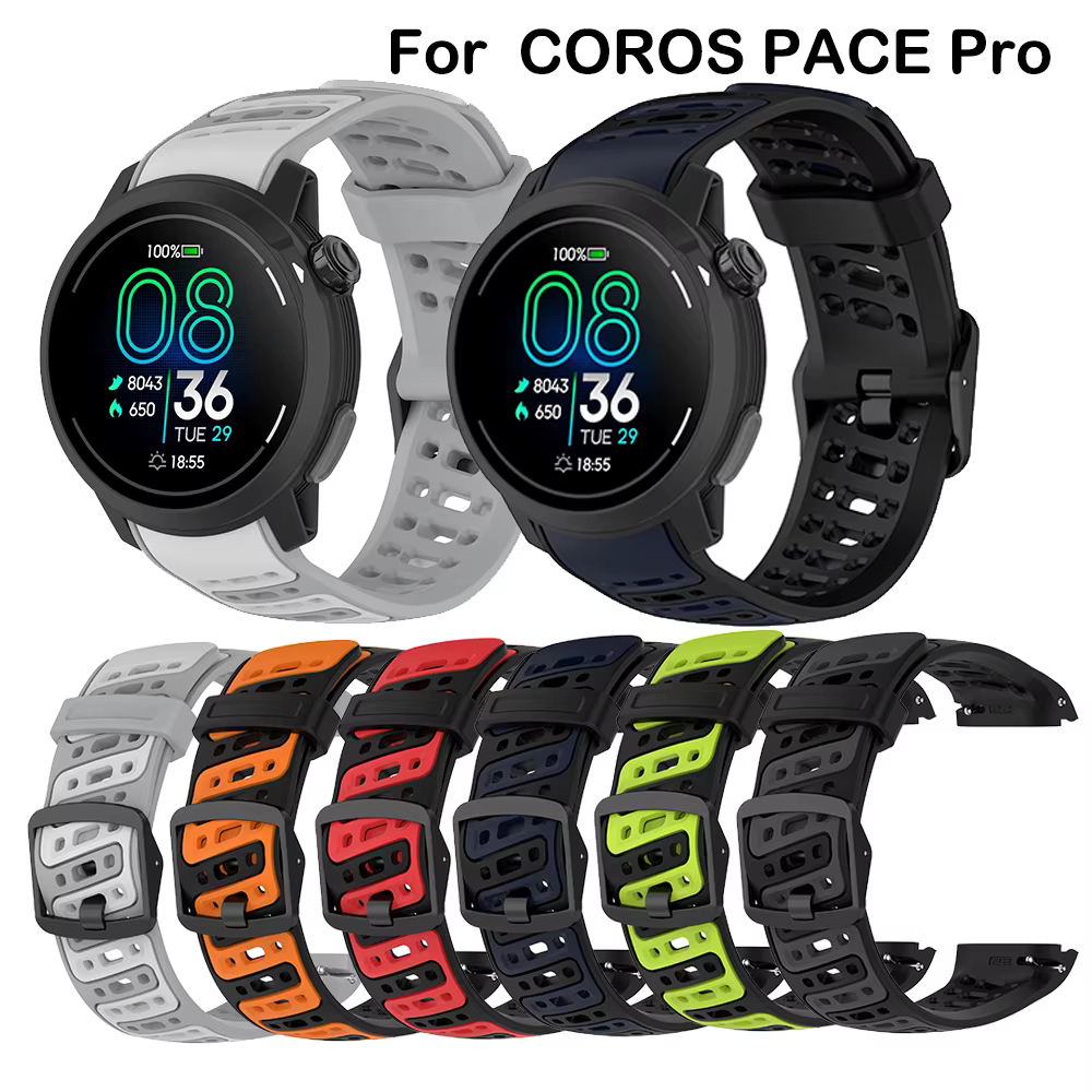 Bracelet de montre en Silicone de mode pour COROS PACE Pro