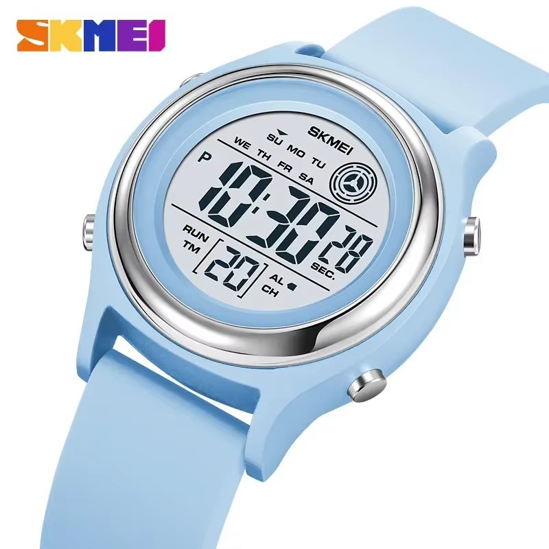 SKMEI femmes chronomètre dame montre-bracelet 50M étanche antichoc reloj mujer mode rétro-éclairage affichage compte à rebours montres numériques