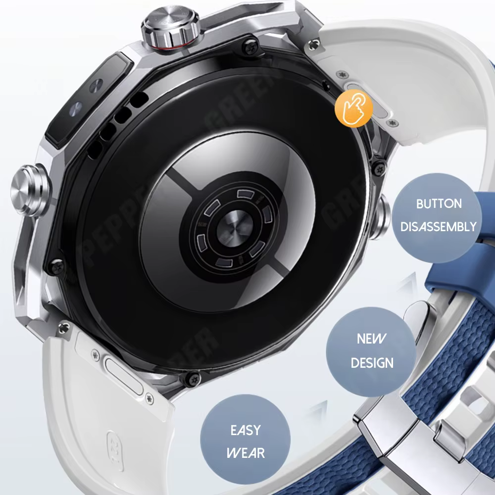 Bracelet en Silicone officiel bicolore pour Huawei Watch Ultimate 2