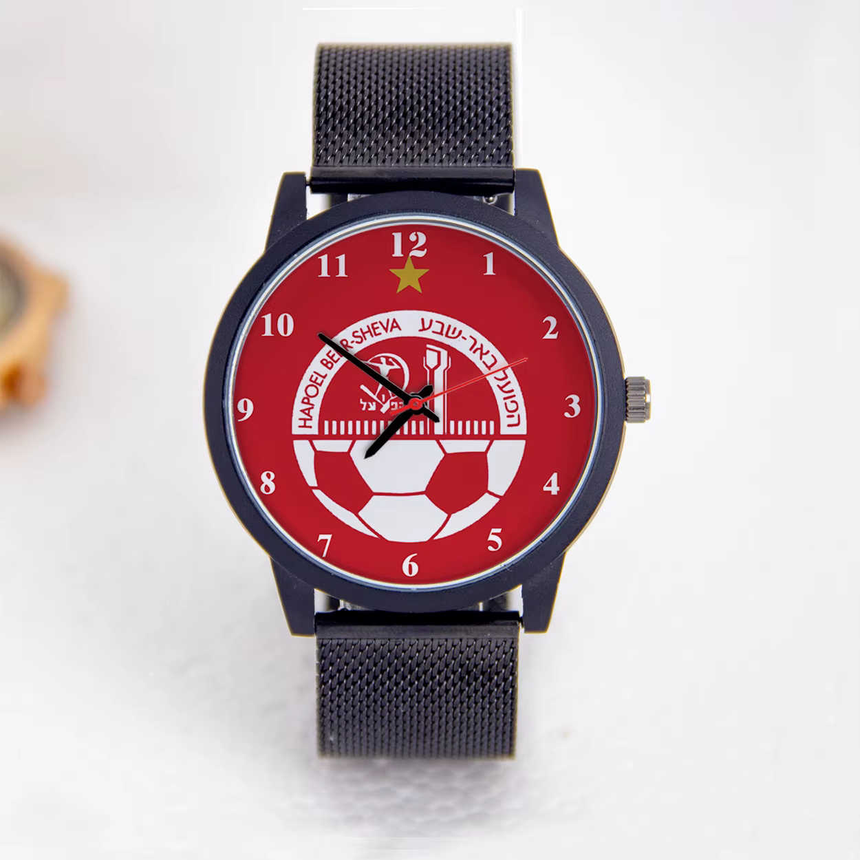 HAPOEL BEER-SHEVA montre Vintage pour homme or Rose