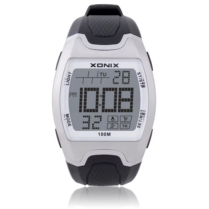 XONIX nouvelle montre numérique chaude multi-fonction course tour Segment synchronisation étanche 100m natation plongée étudiant électronique CL