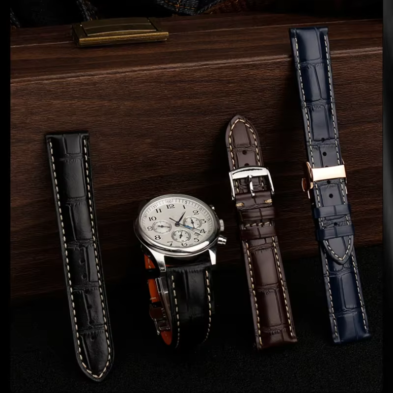Bracelet de montre en cuir de vache