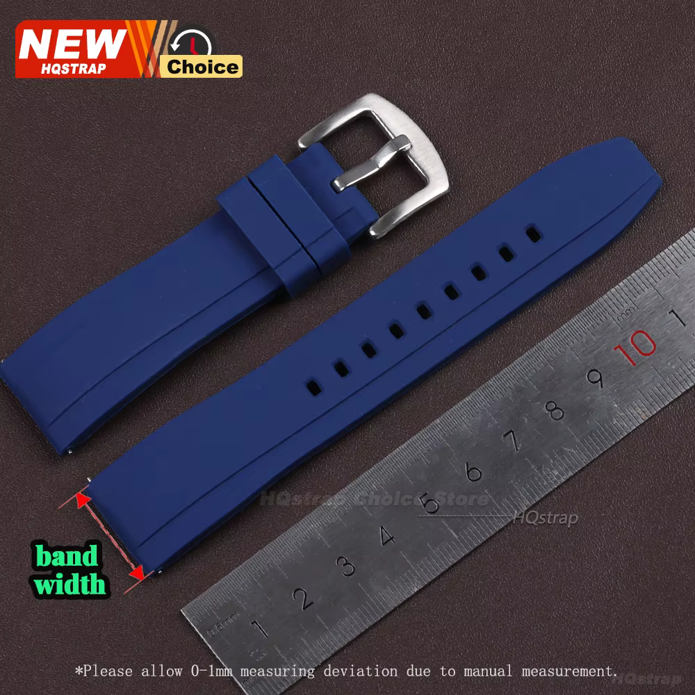 Bracelet de montre en silicone sport 20 mm 22 mm