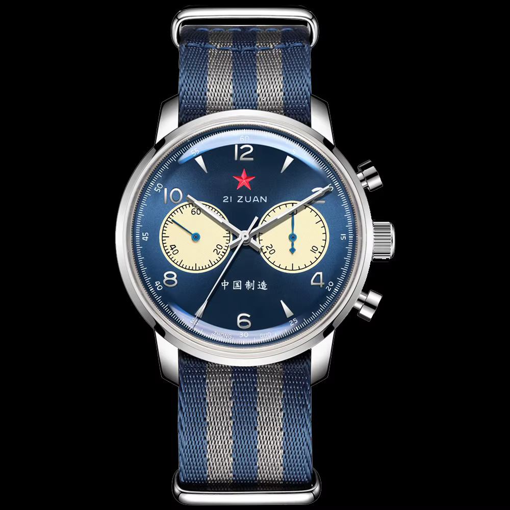 Red Star-Montre-bracelet mécanique à col de cygne pour homme