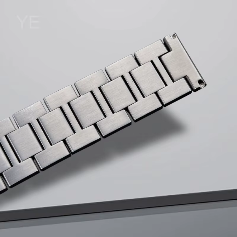 Pour Cartier Tank Band hommes et femmes Bracelet de montre en acier Ronde Solo Original résistant à la sueur