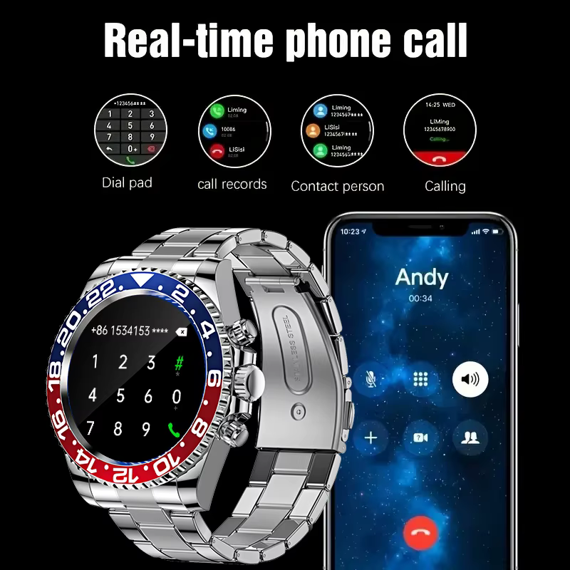 Montre connectée de luxe AW12 pour hommes