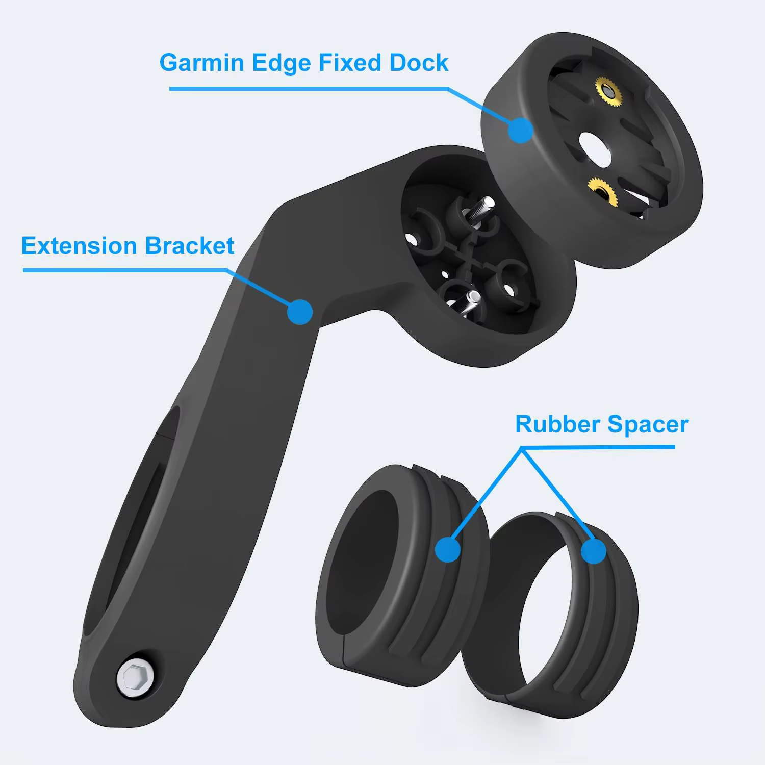 Support de guidon pour ordinateur de vélo Garmin